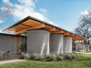 Das House Zero in Austin wurde von Lake|Flato Architects in enger Abstimmung mit den Experten für 3D-Druck von Icon entworfen.