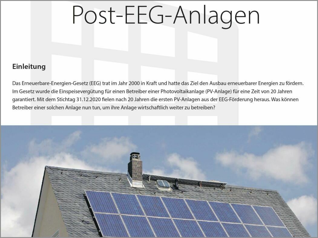 PostEEGAnlagen Elektro Publikationen