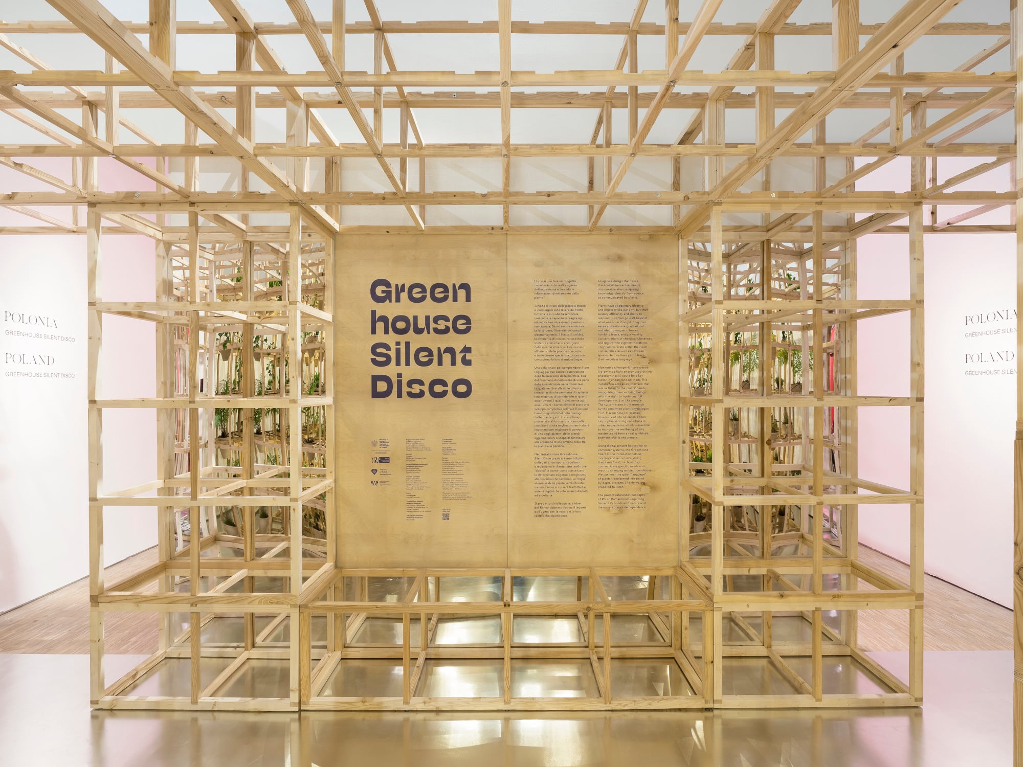 Greenhouse Der polnische Pavillon auf der 23. Internationalen Mailand Triennale, die noch bis zum 11. Dezember 2022 läuft.