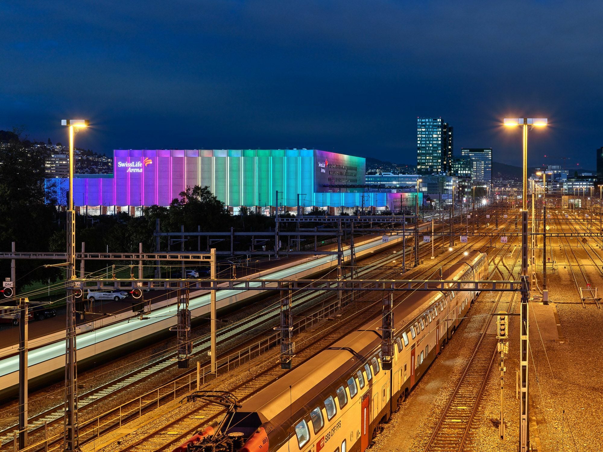 Swiss Life Arena in Zürich | Gerüste und Schalungen | Sonderbauten ...
