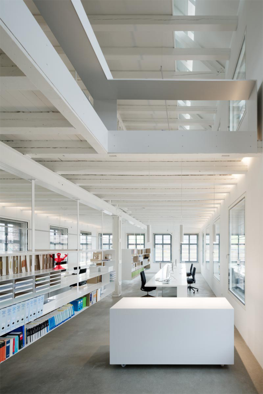 Das Architekturbüro bezog den Ostflügel.