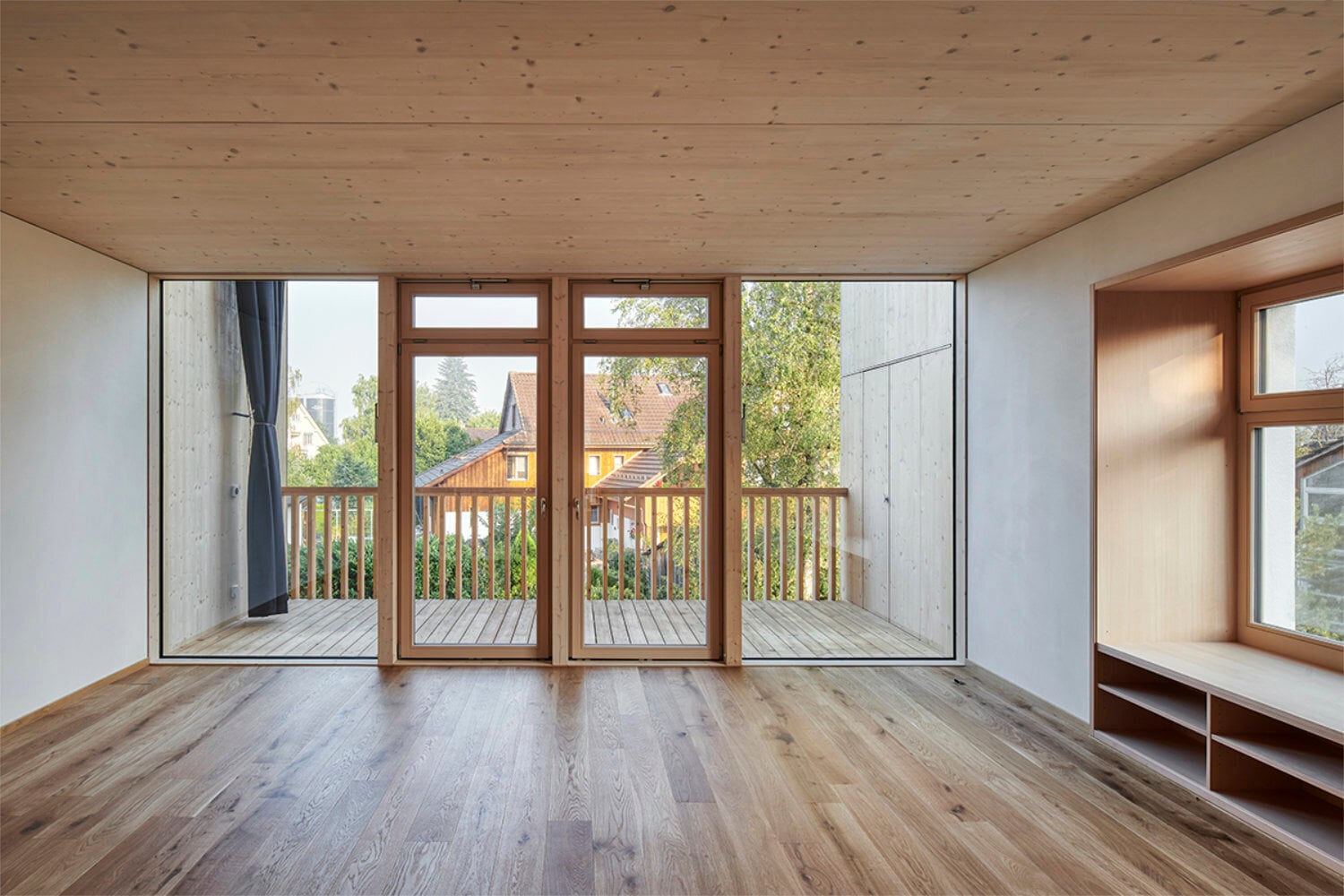 Die Wohnungstypologien reichen von der Einzimmerwohnung bis zum Reihenhaus mit Garten.