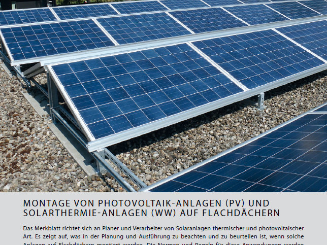 Merkblätter des Fachverbands Gebäudehülle Schweiz
