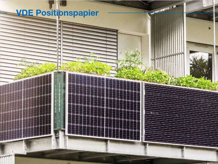 Positionspapier des VDE zu steckerfertigen Mini-Energieerzeugungsanlagen 