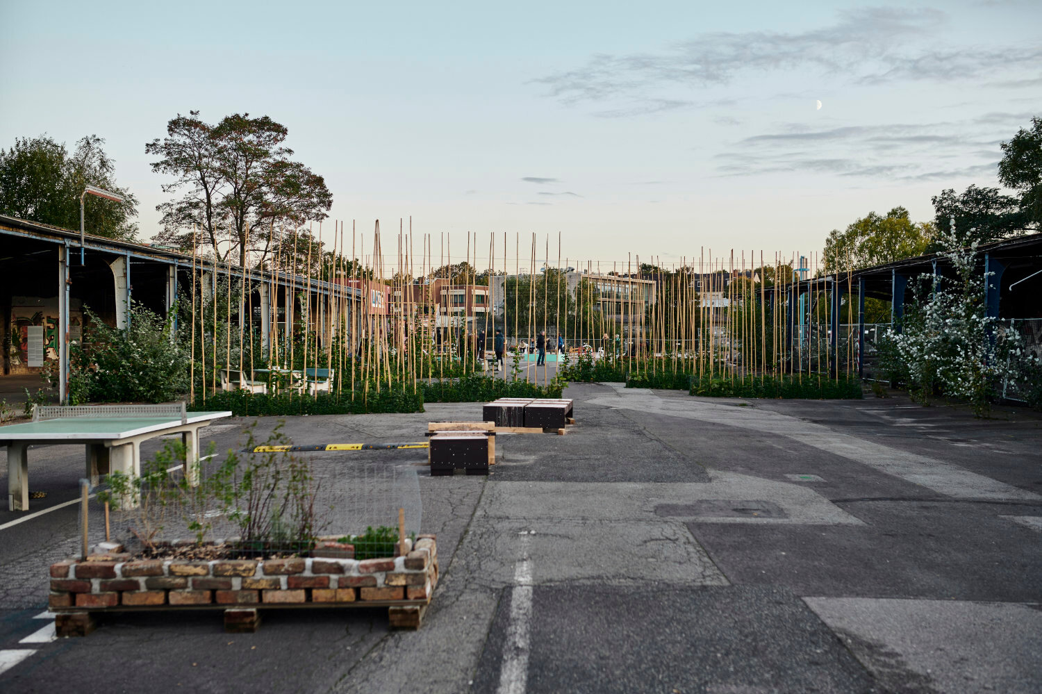 Räume wie der ehemalige Recyclinghof in Hammerbrook wurden angeeignet. Das Fazit der Zwischennutzung fließt in die zukünftige Gestaltung des Parks ein.