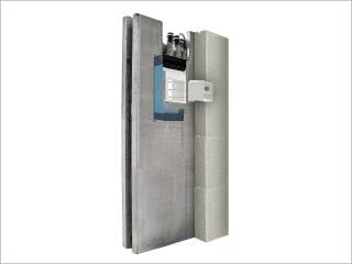 Das neue Fertigwand-Rohbauset für das freeAir 100 Lüftungsgerät ermöglicht den passgenauen Einbau des Systems bereits im Werk.