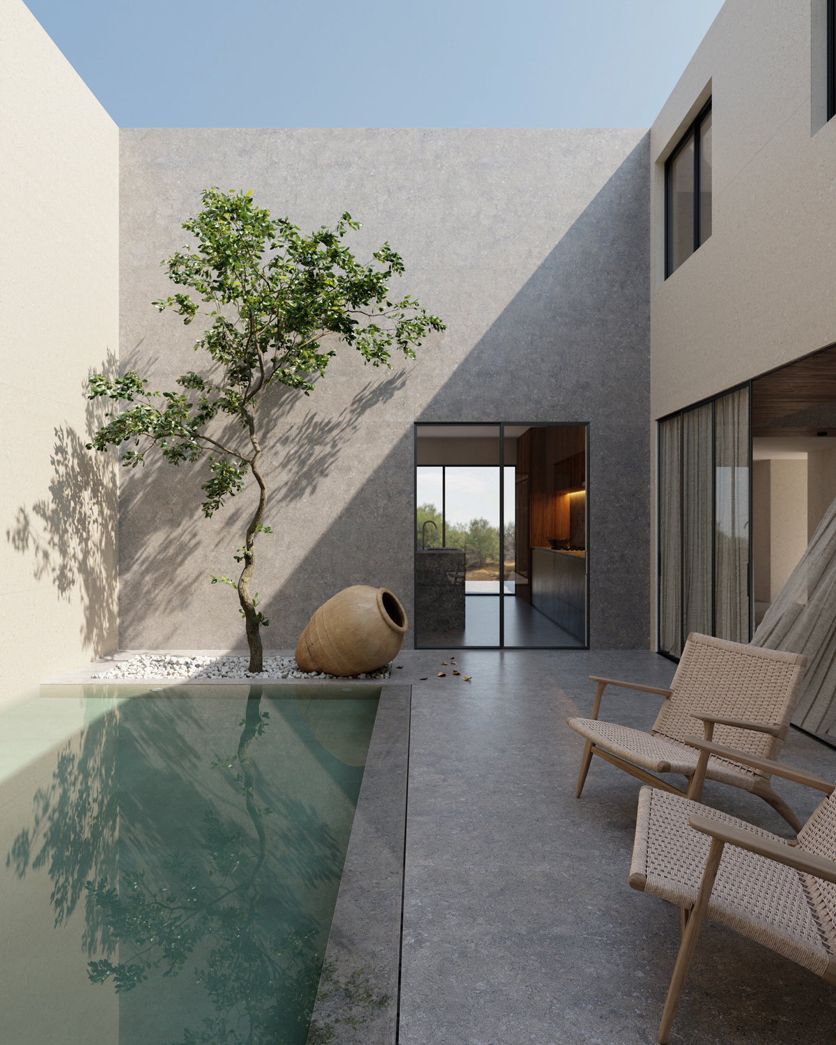 Dekton ist ein Material, das auch für den Outdoor-Bereich geeignet ist.