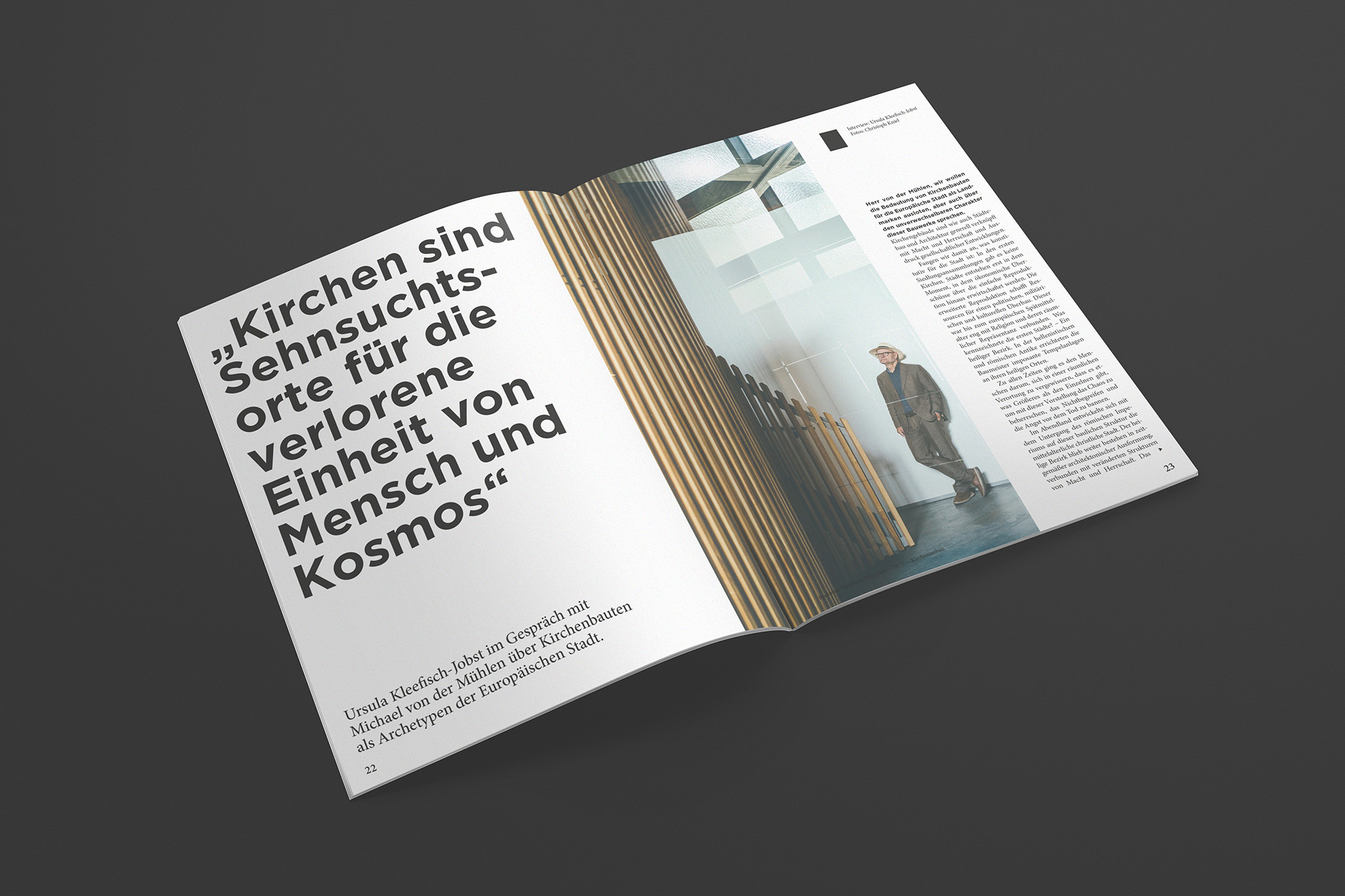 Der größte Teil der 78-seitigen Publikation besteht aus Interviews und Beiträgen, in denen die Zukunft der Kirche von verschiedenen Standpunkten aus diskutiert wird.