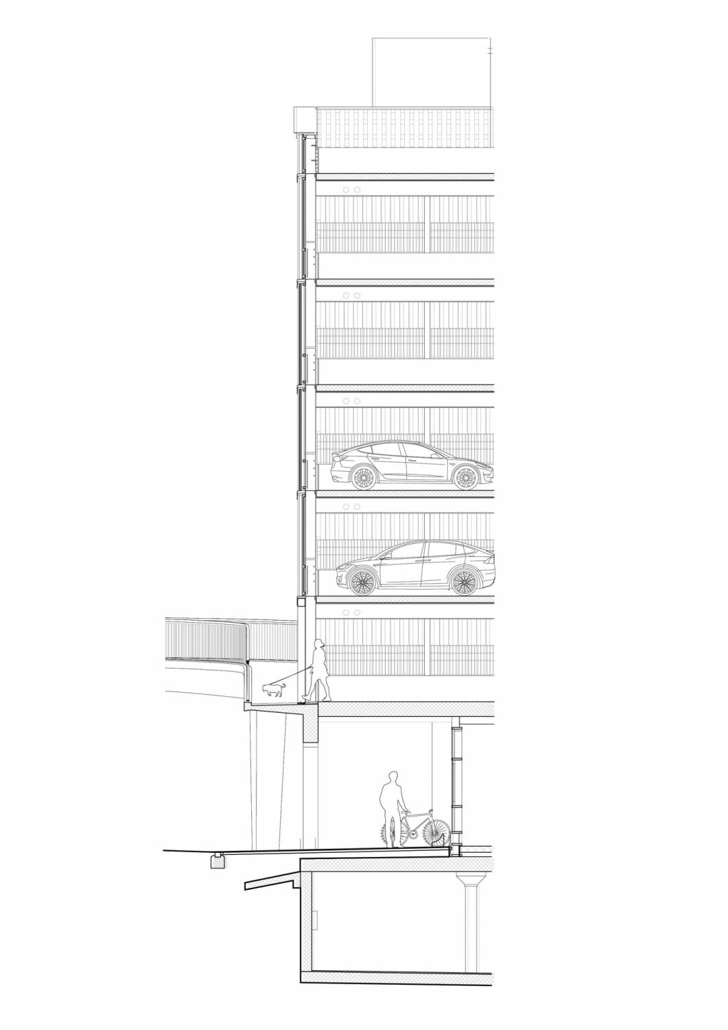 Mobility Hub Zug Nord Gerüste und Schalungen Verkehr