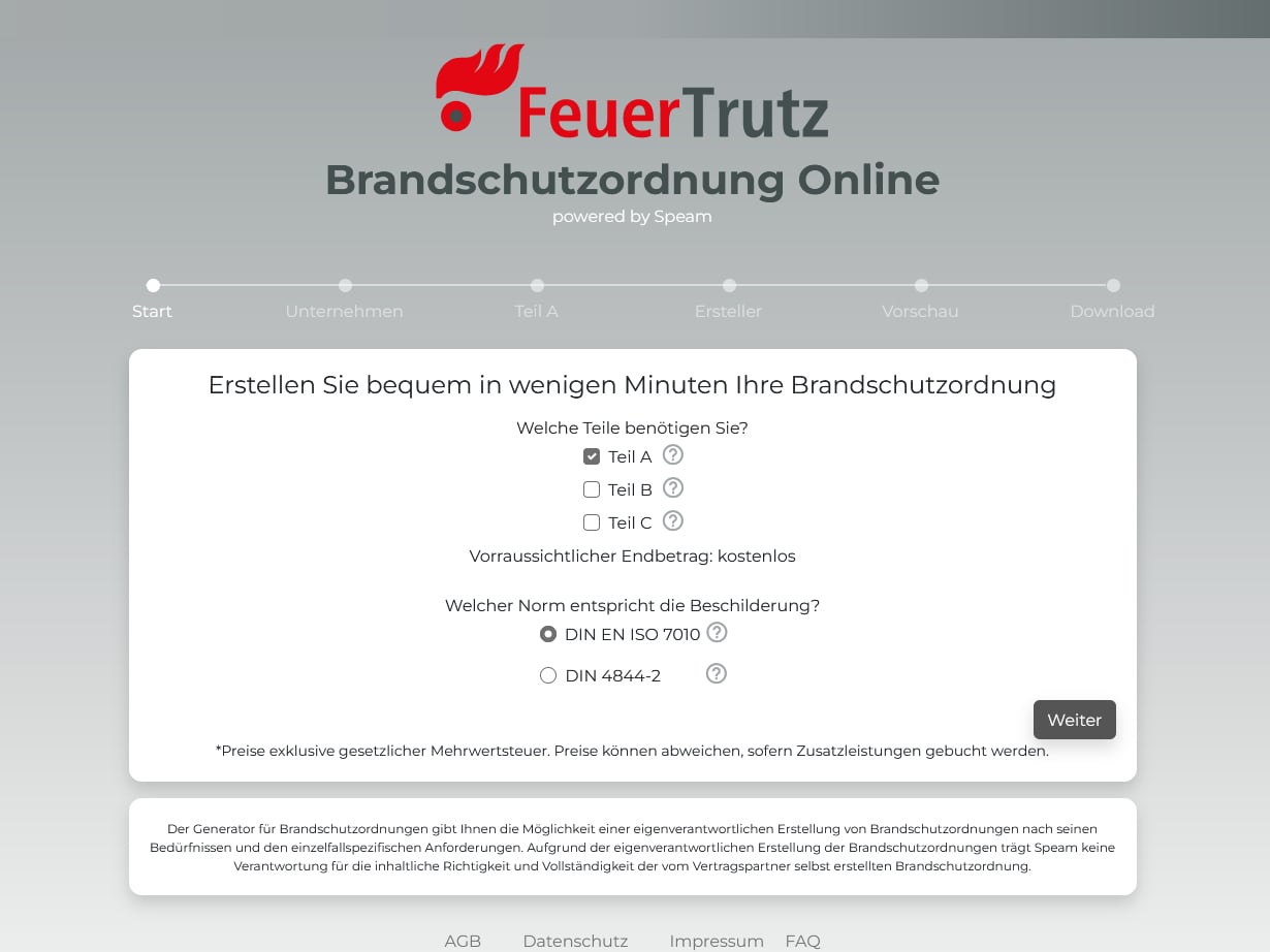 Digitales Tool für die Brandschutzordnung