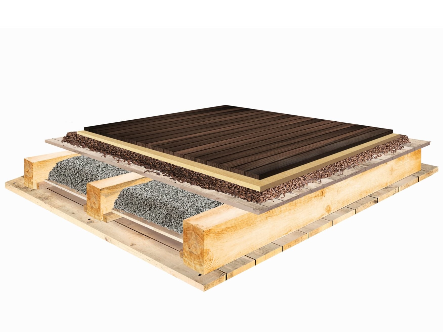 CW 1000 ist als Hohlraum- und Ausgleichsschüttung für Holzbalken-, Massivholz-, Massivdecken sowie als Schüttung auf Kappendecken und Gewölben mit Einbauhöhen von 10 bis 60 mm geeignet.