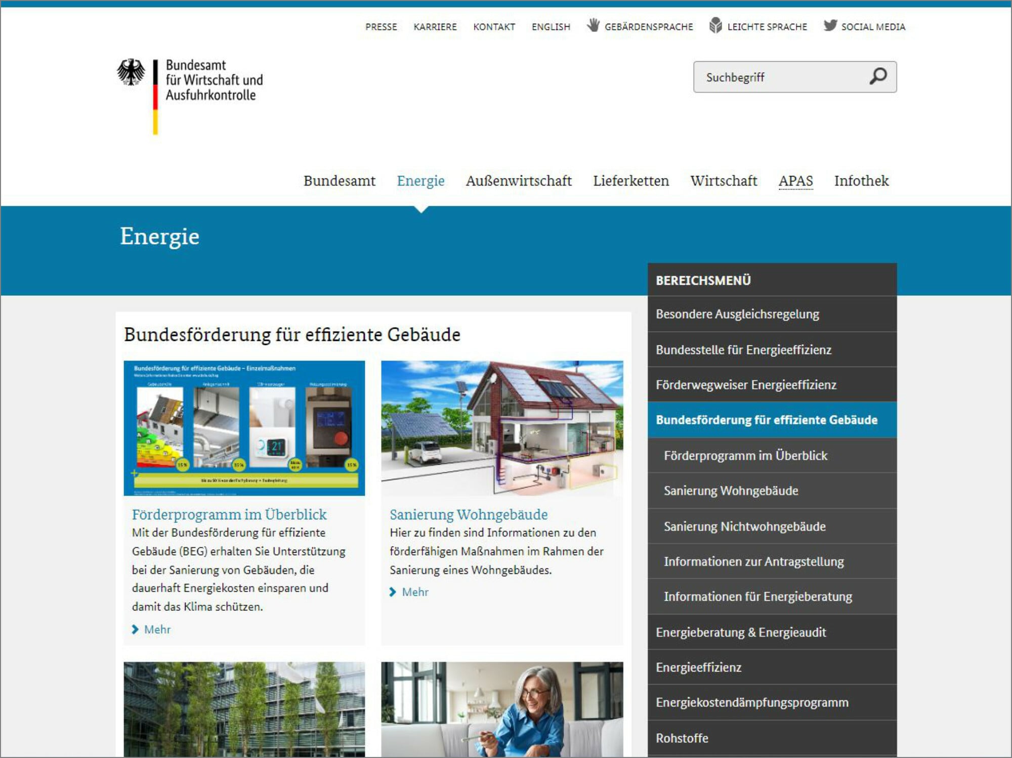 BEG-Anträge werden beim Bundesamt für Wirtschaft und Ausfuhrkontrolle eingereicht.