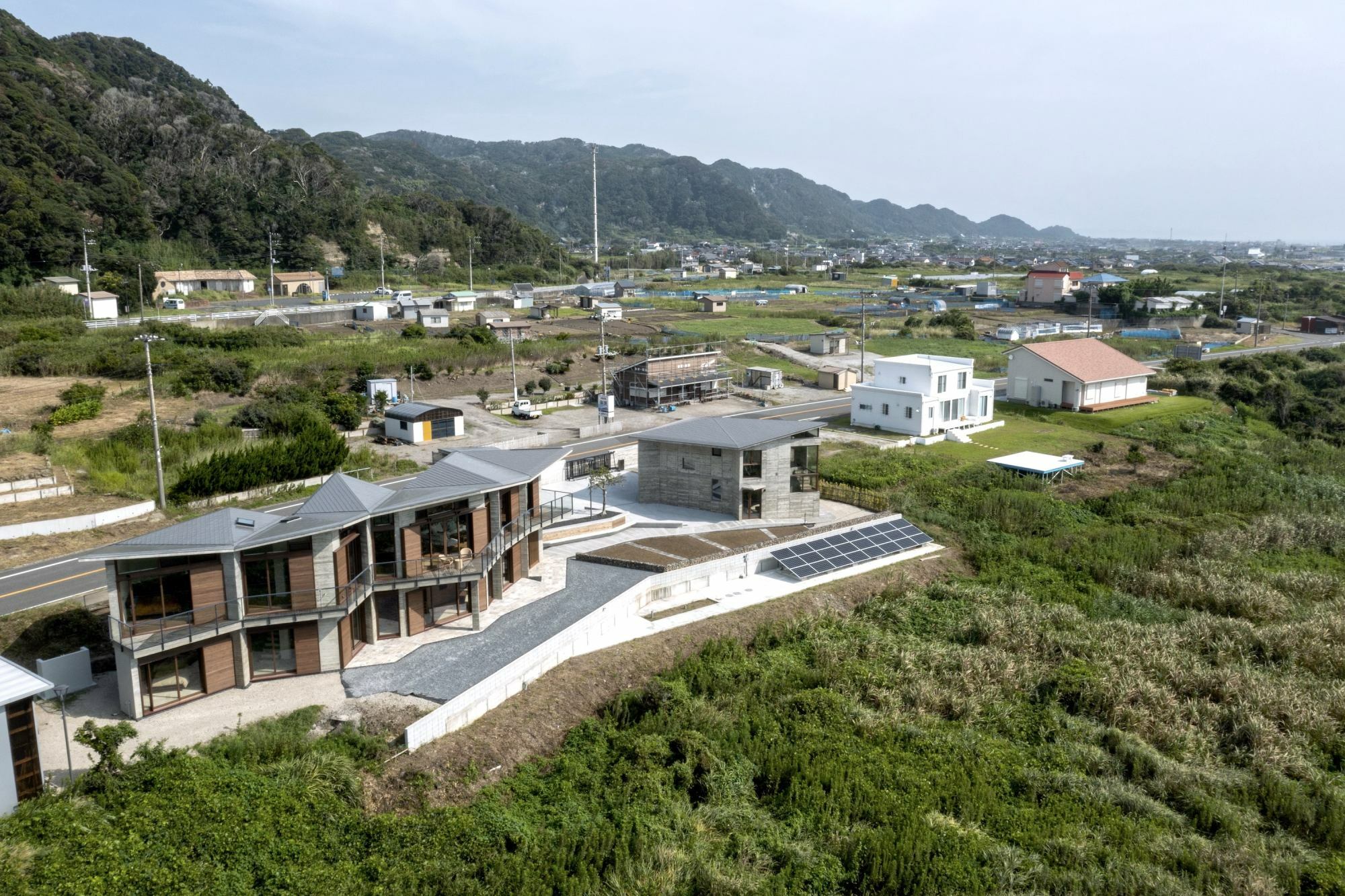 Ferienhaus in Minamiboso an der Ostküste Japans Gerüste und
