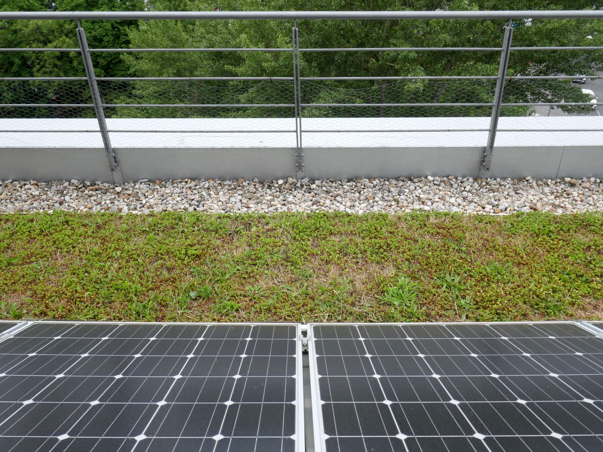 Solaranlage und Absturzsicherung müssen gut aufeinander abgestimmt sein.