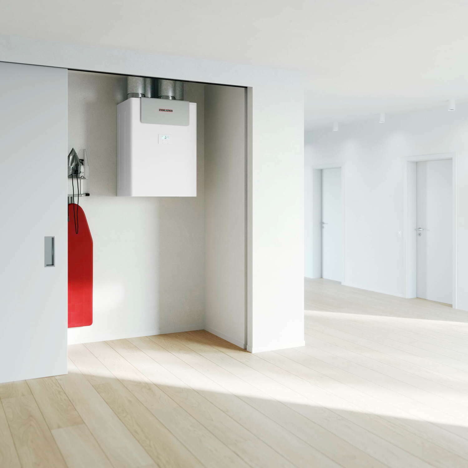 Wo in einer Wohnung ein Lüftungsgerät untergebracht wird, sollte bereits während der Planung berücksichtigt werden.