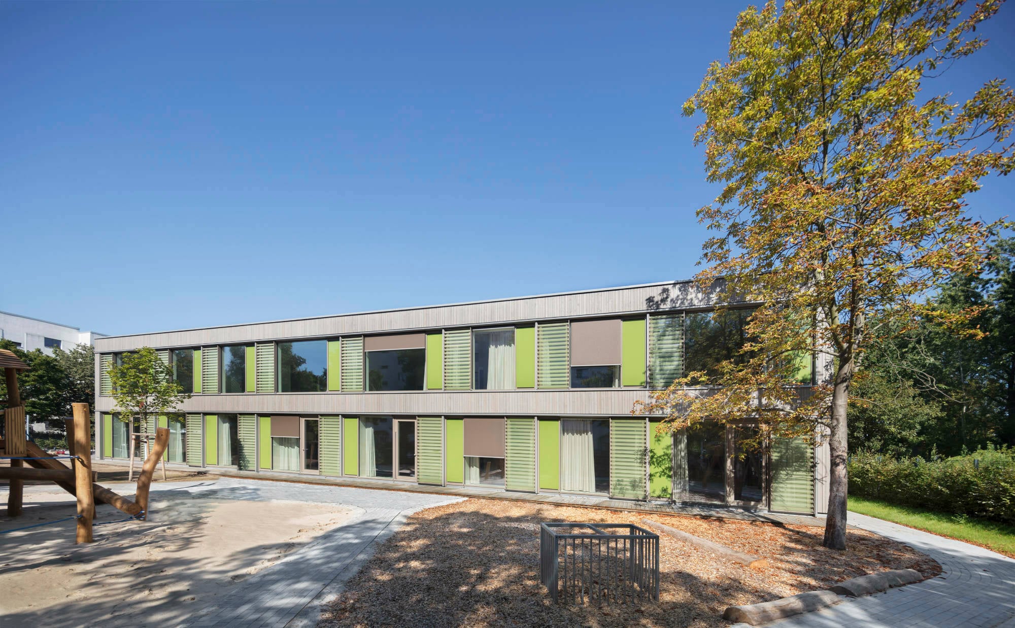 Nach einem modularen Baukasten-Prinzip sollen insgesamt elf Kindertagesstätten entstehen.