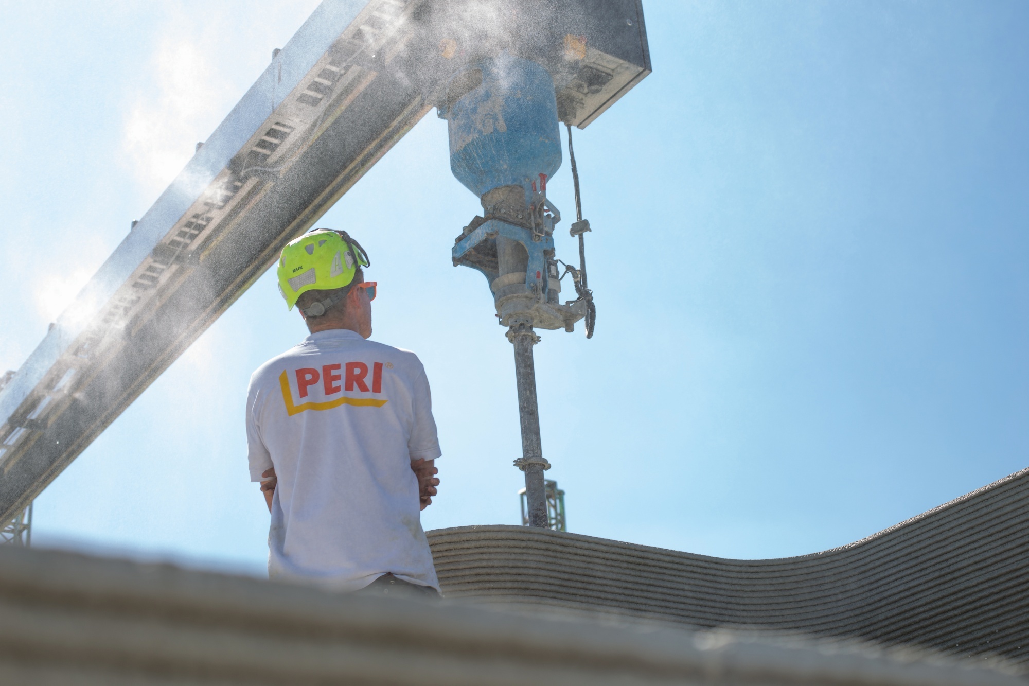 Das Projekt wird durch die Expertise und Fachtechnologie von Peri 3D Construction begleitet.