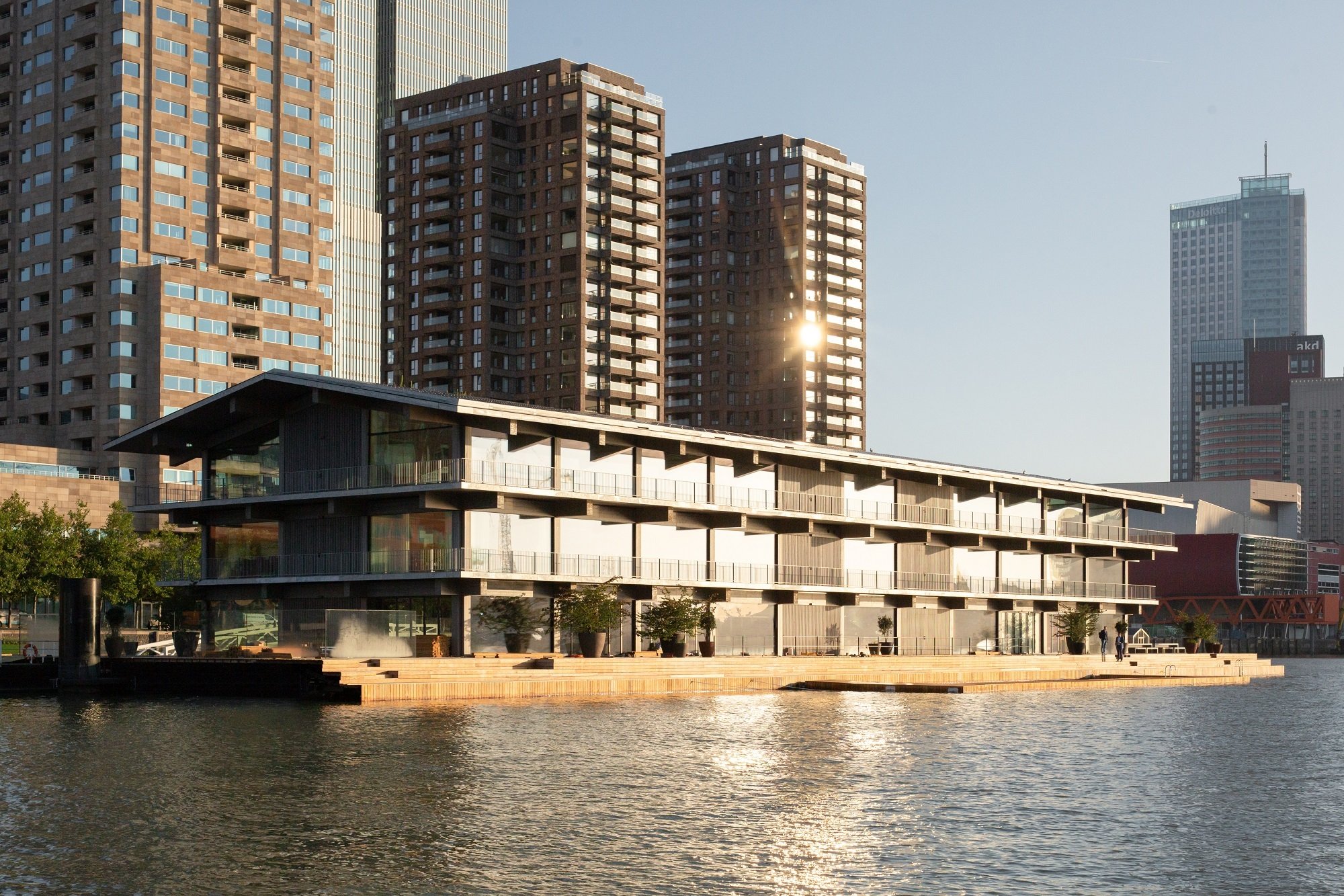 Floating Office in Rotterdam | Holz | Büro/Verwaltung | Baunetz_Wissen