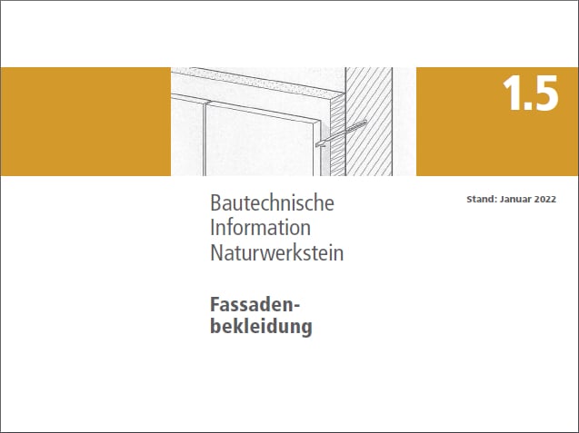 Bautechnische Information Naturwerkstein: Fassadenbekleidung