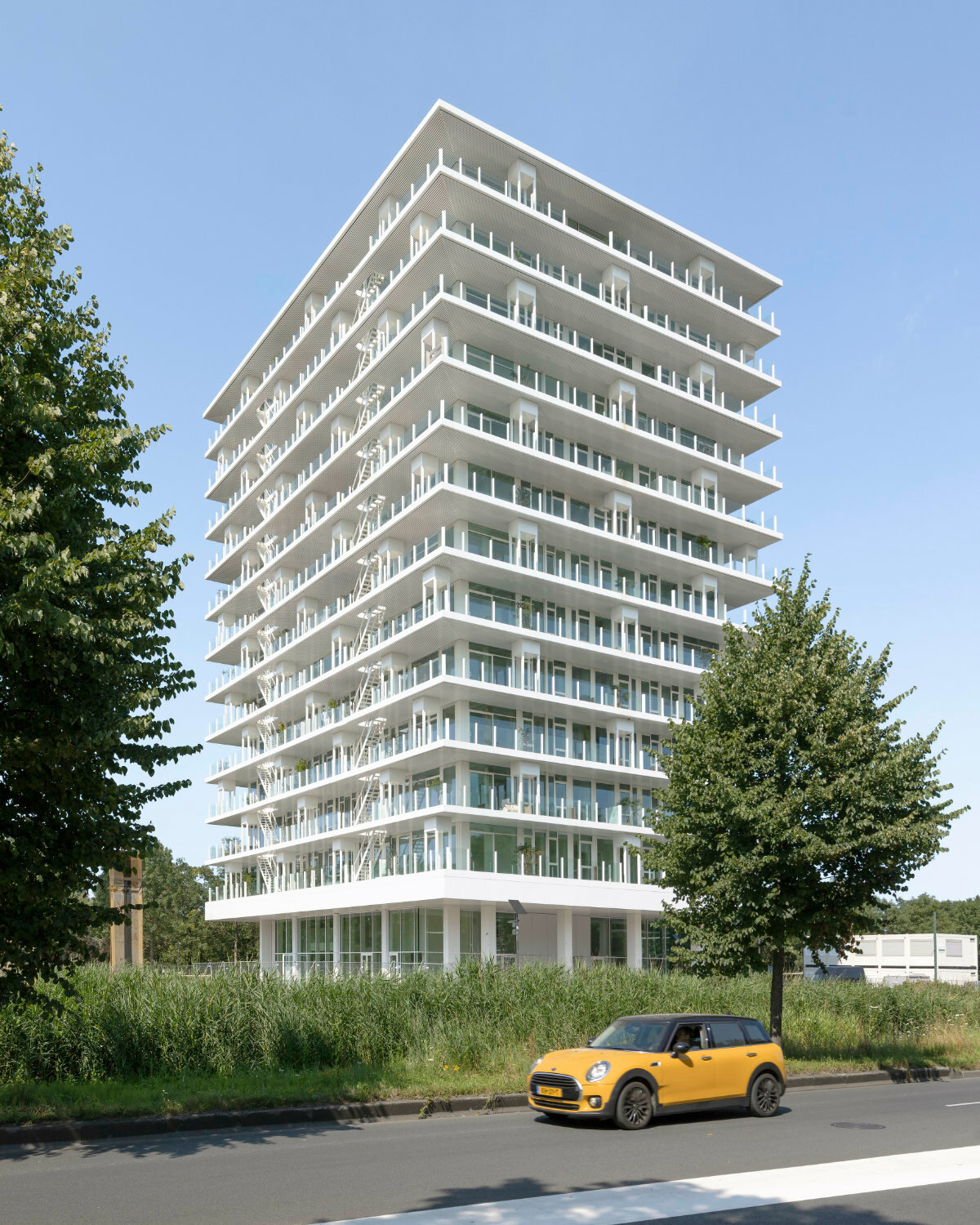 Insgesamt 94 Eigentumswohnungen sind in dem Gebäude entstanden.