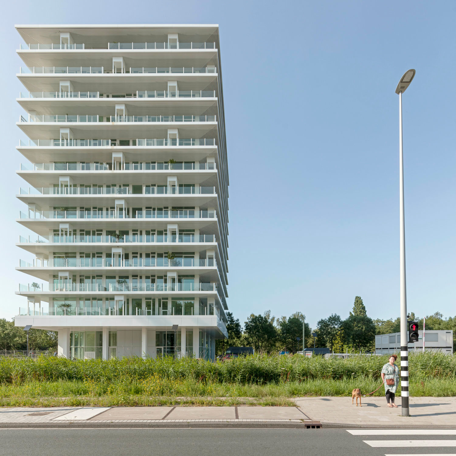 Das De Voortuinen ist eines von zwölf Gebäuden, die nach einem Masterplan von MVRDV zur Revitalisierung des Areals vorgesehen sind.