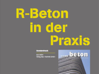 Sonderdruck mit Beiträgen der letzten Jahren aus der Zeitschrift beton.