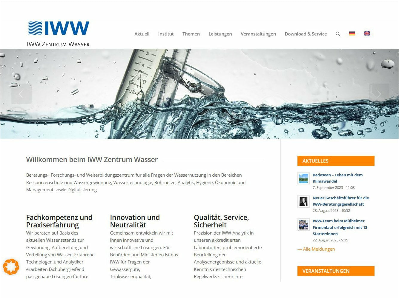 IWW Zentrum Wasser