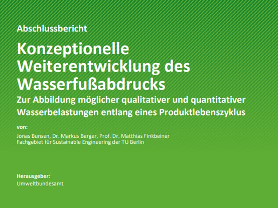 Abschlussbericht eines Forschungsvorhabens am Fachgebiet Sustainable Engineering der TU Berlin.