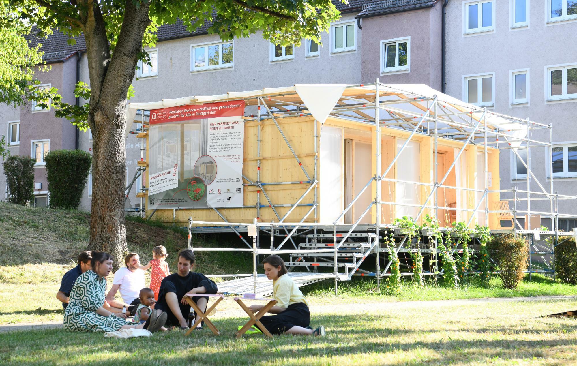Beim IBA-Tag Wohnen am 24. Juni drehte sich alles um das IBA’27-Projekt „Genossenschaftliches Quartier am Rotweg” in Stuttgart.