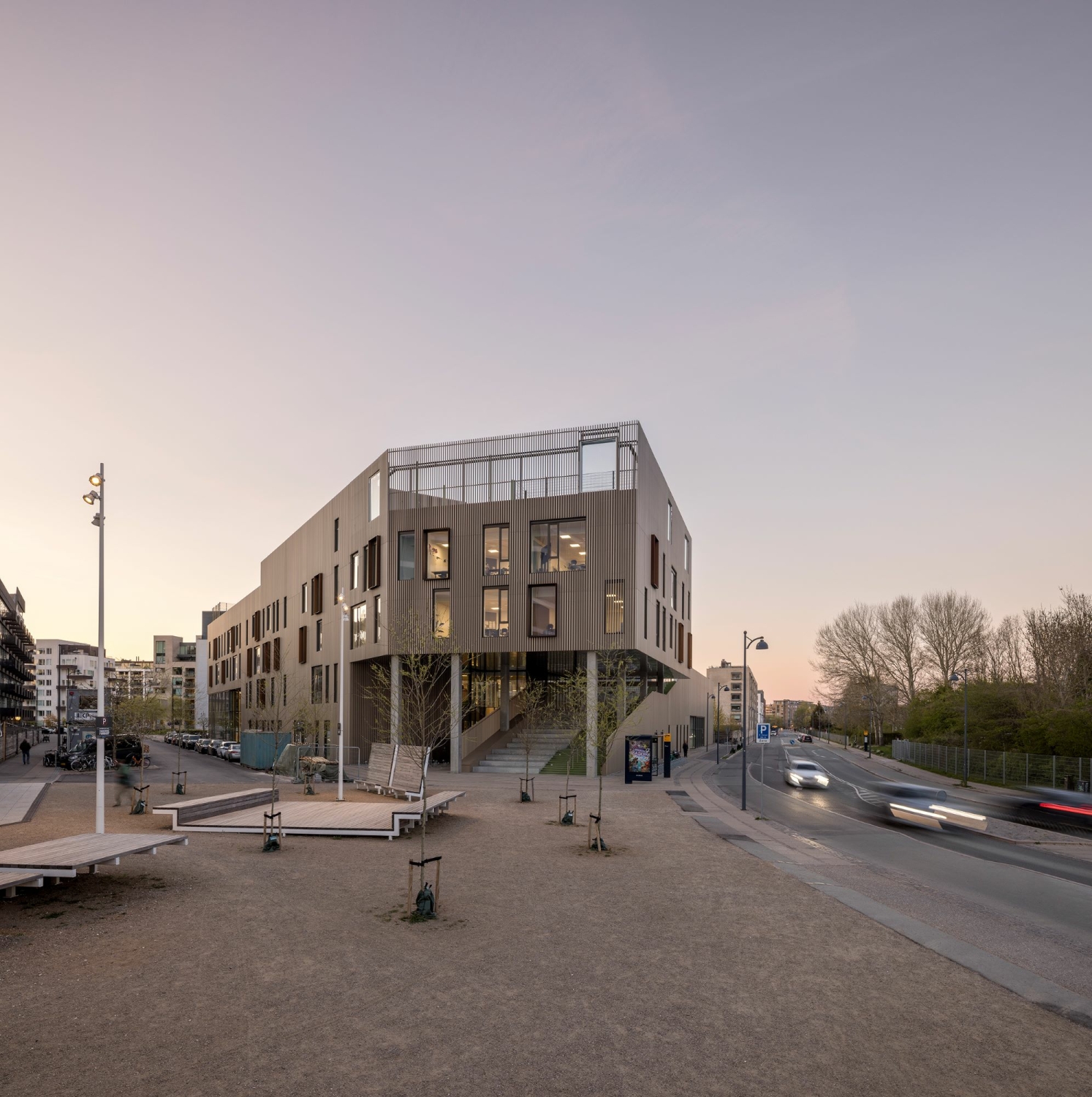 Ansicht Süd mit Treppenaufgang