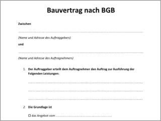 Mustervertrag