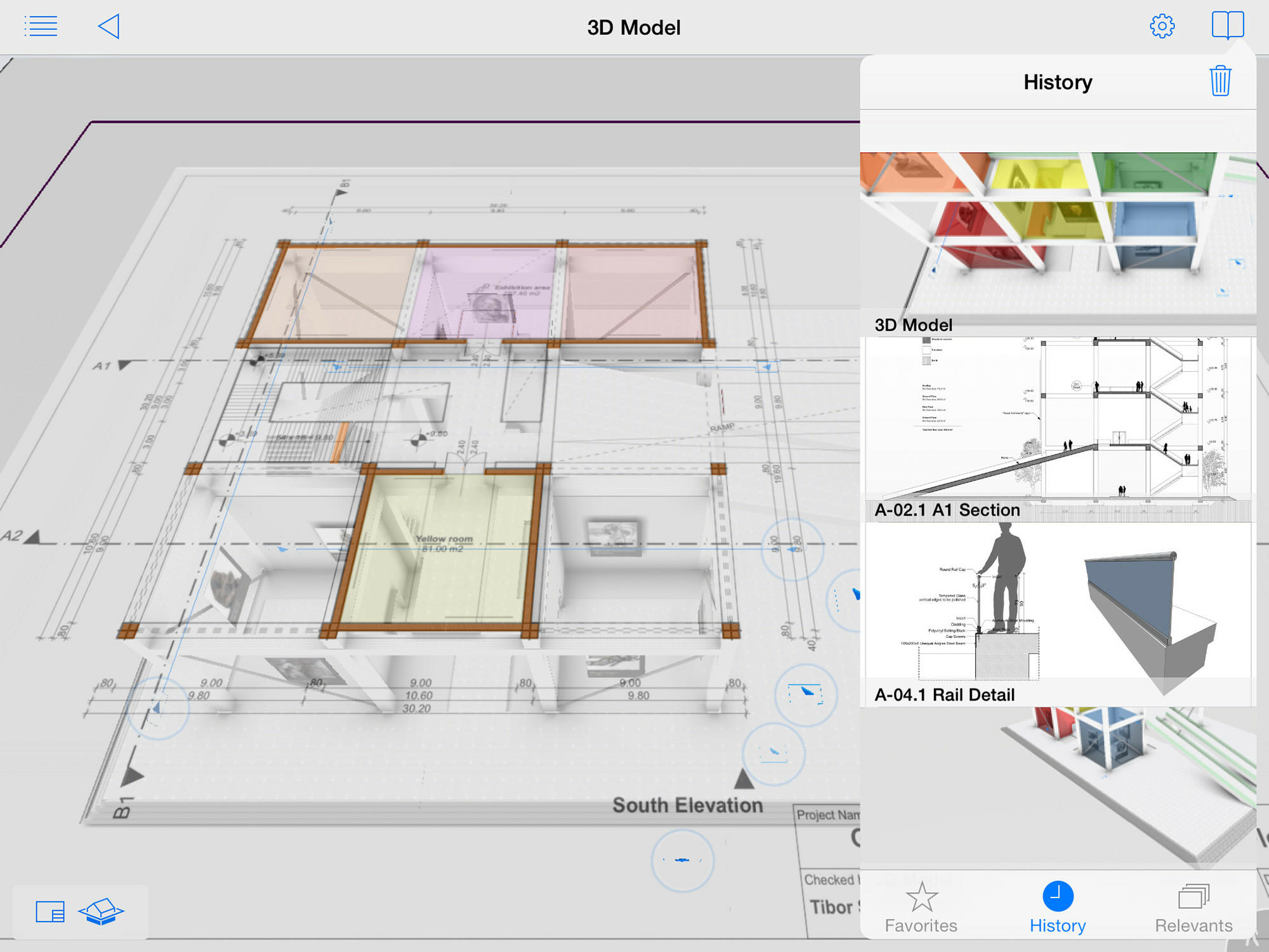 Grundlage für die App BIMx ist das Gebäudemodell aus ARCHICAD.