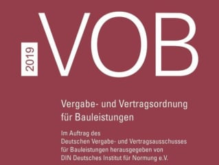 VOB Gesamtausgabe 2019: Vergabe- und Vertragsordnung für Bauleistungen Teil A (DIN 1960), Teil B (DIN 1961), Teil C (ATV)