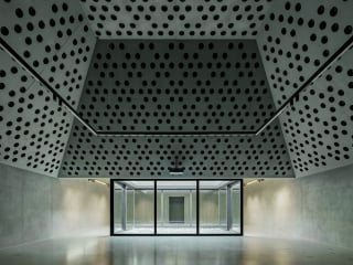 Mit dem Umbau der Firmenzentrale von Beton Eisack durch Pedevilla Architects erhielt der hauseigene Beton eine atmosphärische Bühne. 