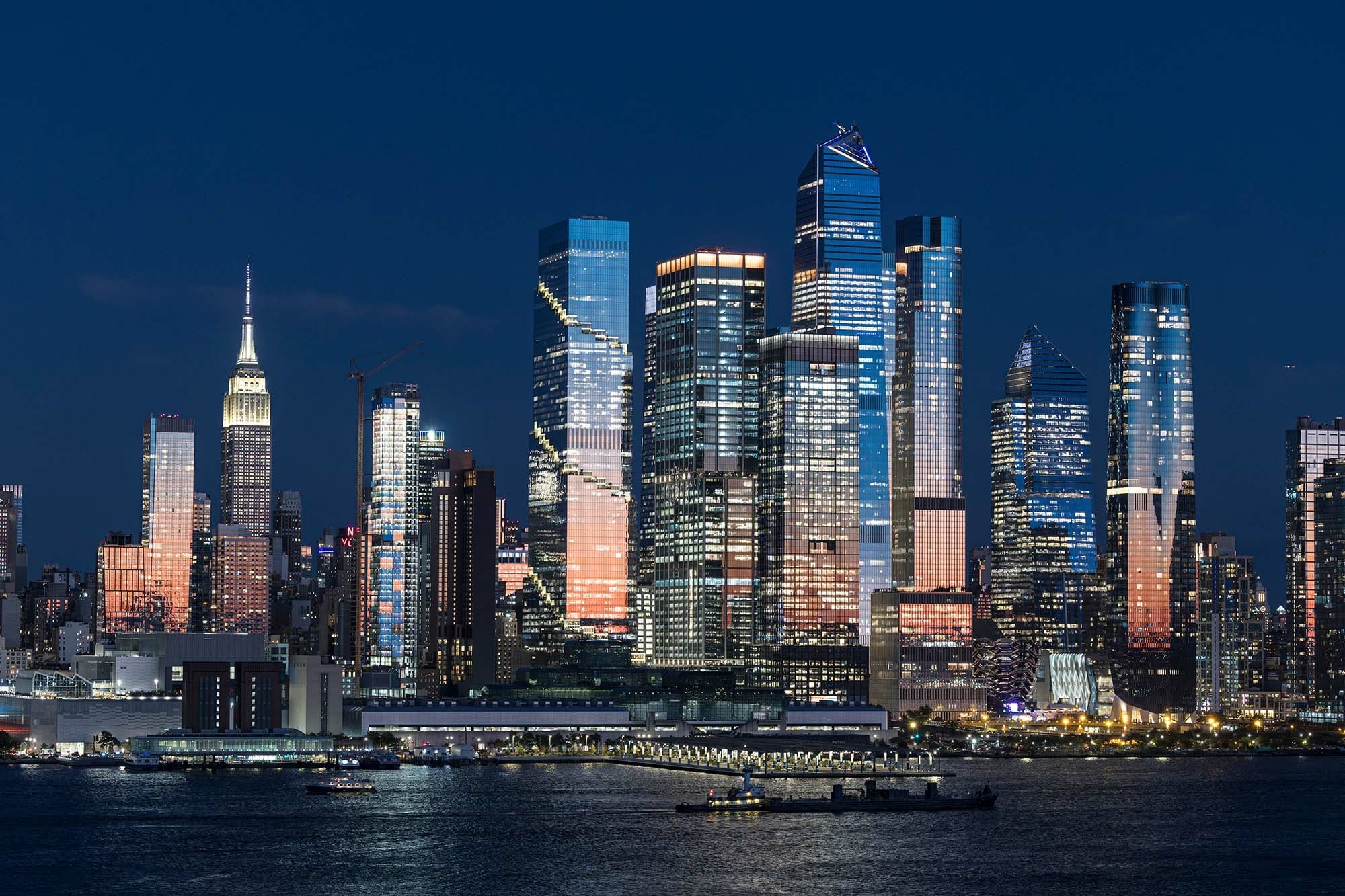 The Spiral fügt sich in die Skyline von Manhattan ein.