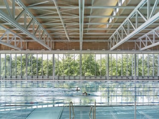 Das neue Stuttgarter Sporthallenbad beherbergt das erste 50-Meter-Becken der Stadt.