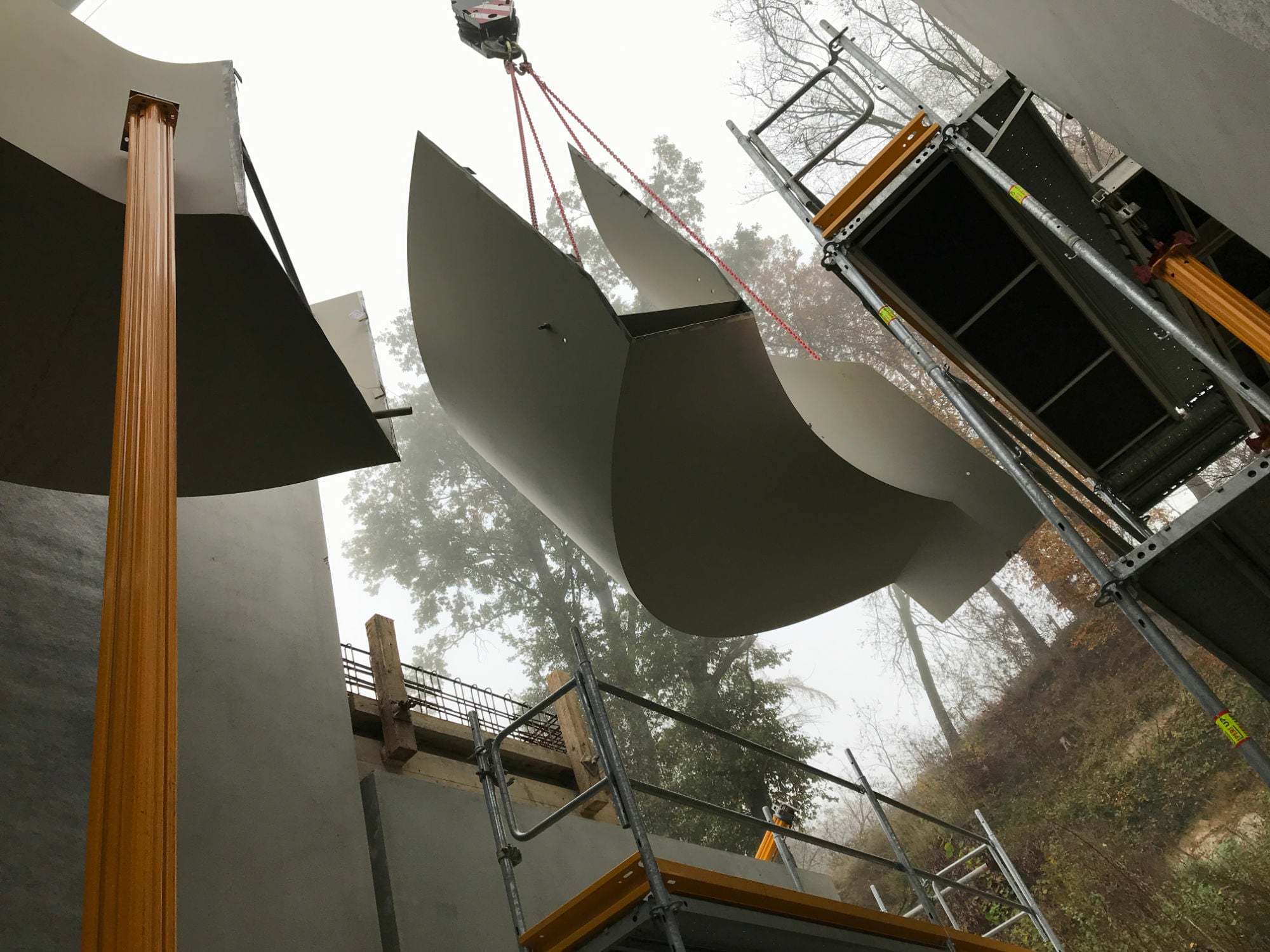 Montage der Treppe