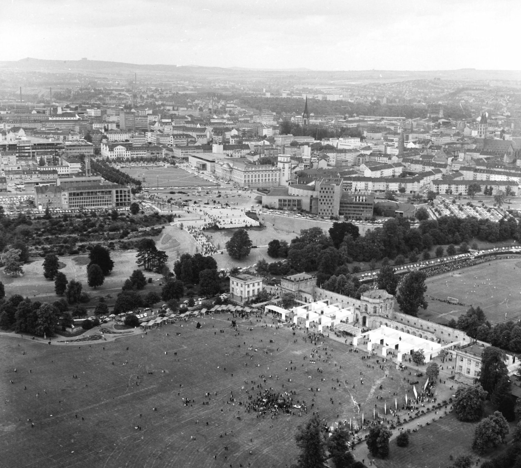 Die erste Version der Treppe war 1955 fertig, pünktlich zur Bundesgartenschau.