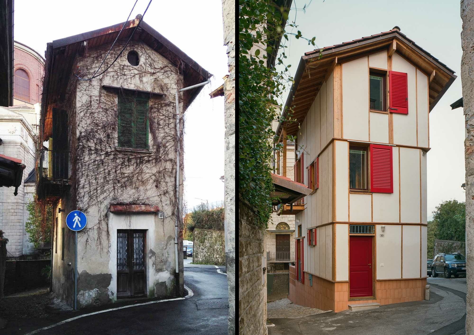 Der Neubau ersetzt ein zuvor abgerissenes Haus.