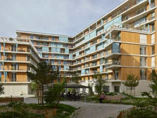 Das Architekturbüro Tribu hat für die Genossenschaft Le Bled einen großen Wohnkomplex in Lausanne geplant.