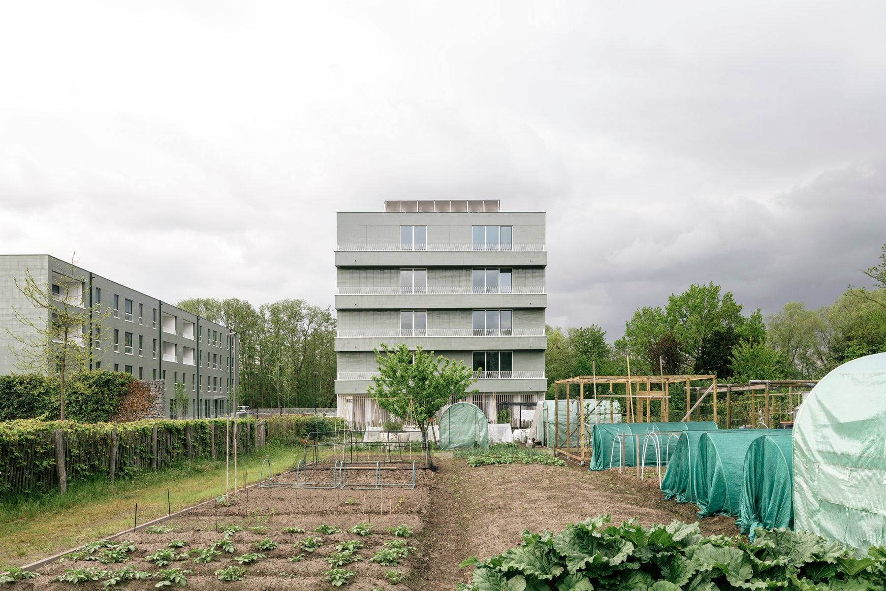 Sie sind Bestandteil des kleinen, in der Entstehung begriffenen Quartiers Neerland, das einmal 400 Wohneinheiten umfassen soll.
