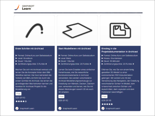 Graphisoft: Lernplattform