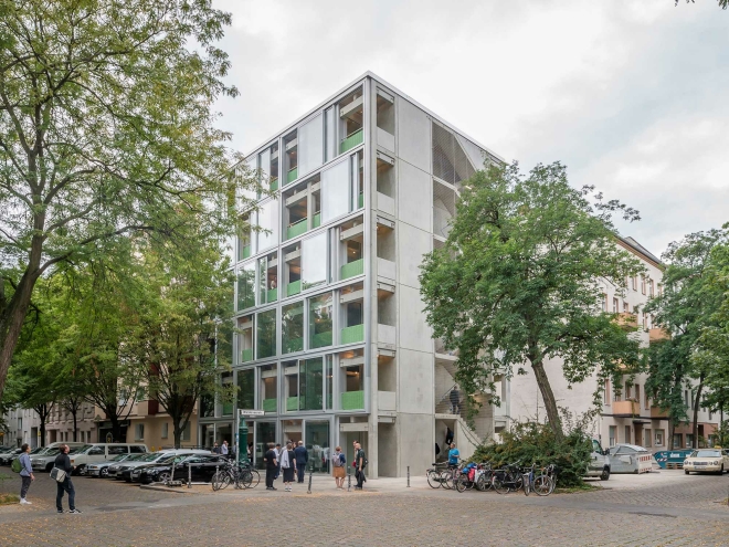 Dank des reversiblen Konstruktionssystems lassen sich die dauerhaften Bauteile, je nach F&uuml;gungstechnik, zerst&ouml;rungsfrei zur&uuml;ckbauen und weiterverwenden.