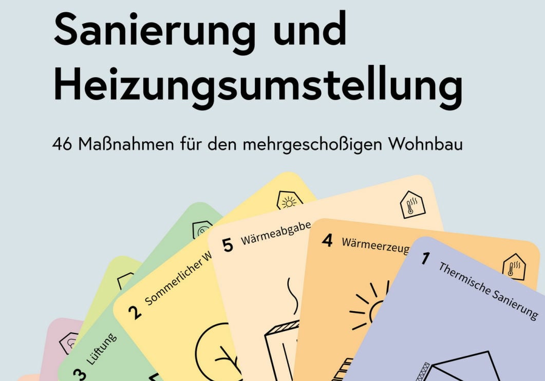 In der Broschüre wird die große Bandbreite der möglichen Maßnahmen einer energetischen Gebäudesanierung systematisch aufbereitet und abgebildet.