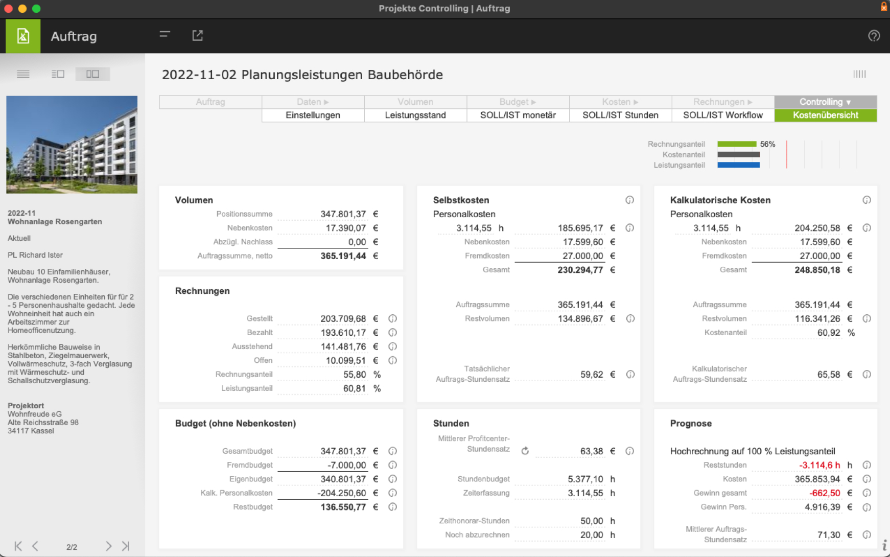 Softwarelösungen übernehmen die automatisierte Berechnung der Kosten.