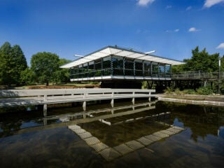 Teehaus in den Hamburger Wallanlagen