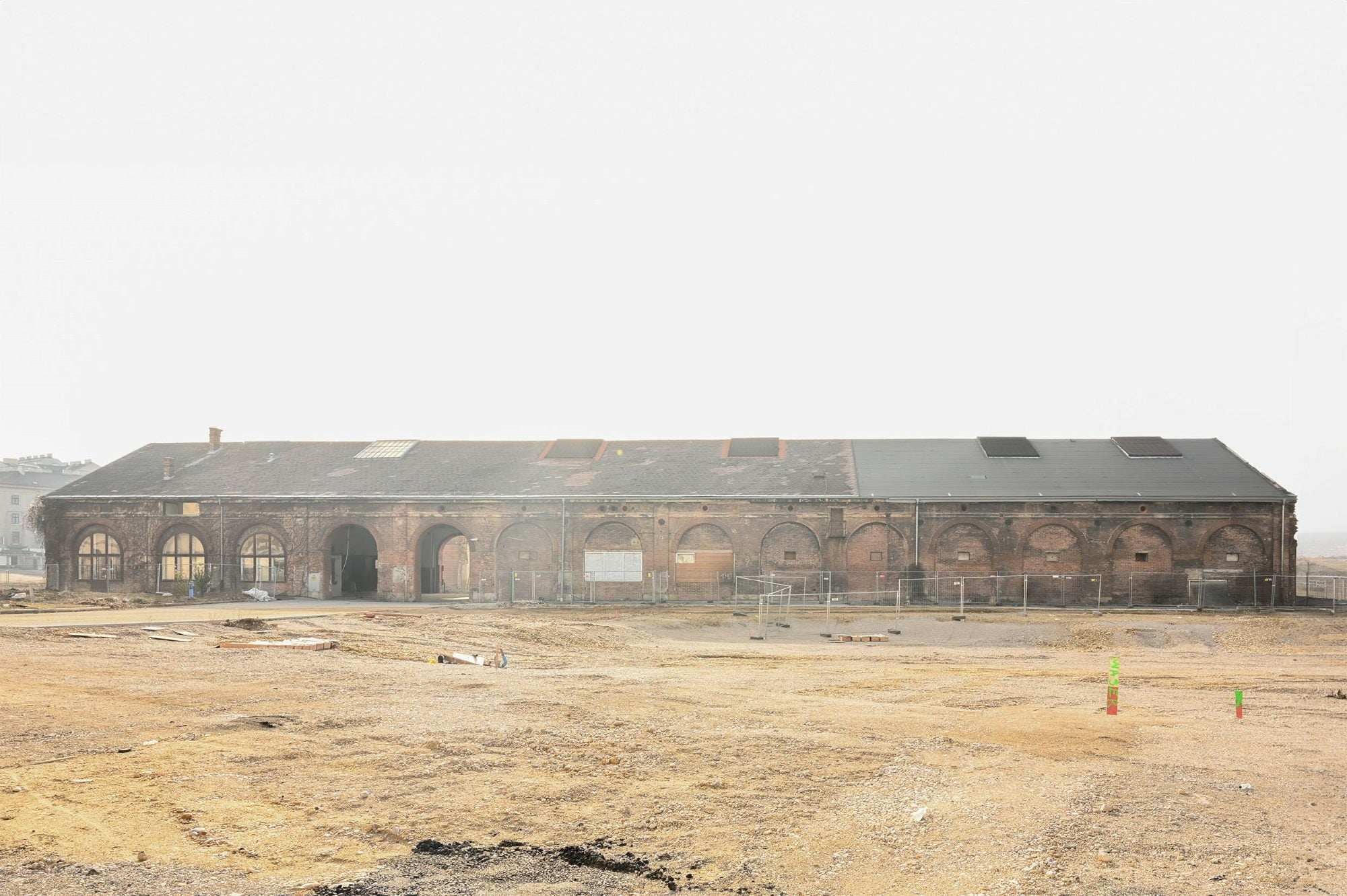 So diente die Halle der Gösser-Brauerei unter anderem als Lager für Bierfässer.