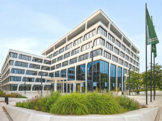 Das Architekturbüro W+ AK hat die neue Konzernzentrale für Heidelberg Materials entworfen.
