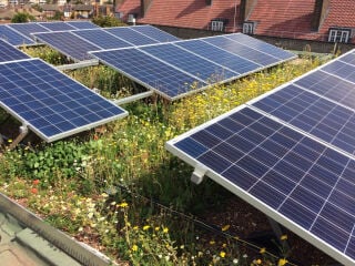 BauderSolar Extensiv Photovoltaikgründach residential 