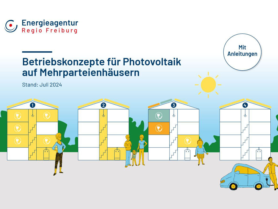 Der Leitfaden gibt einen Überblick über die verschiedenen möglichen Betriebskonzepte für Mehrparteienhäusern.